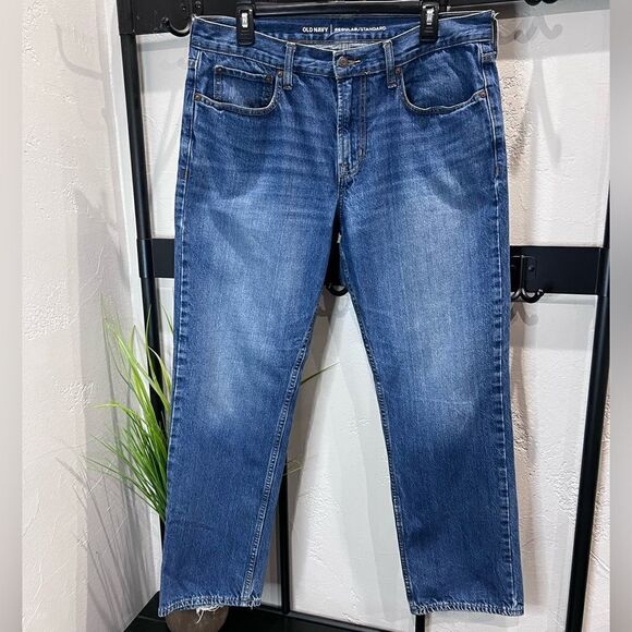 Old Navy regular standard medium wash jeans size 34/30 - Picture 8 of 12